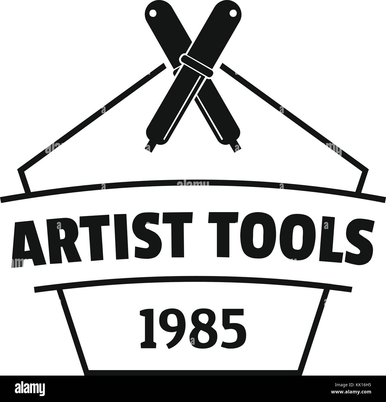 Designer tool logo, simple black style Stock Vector Image & Art Alamy