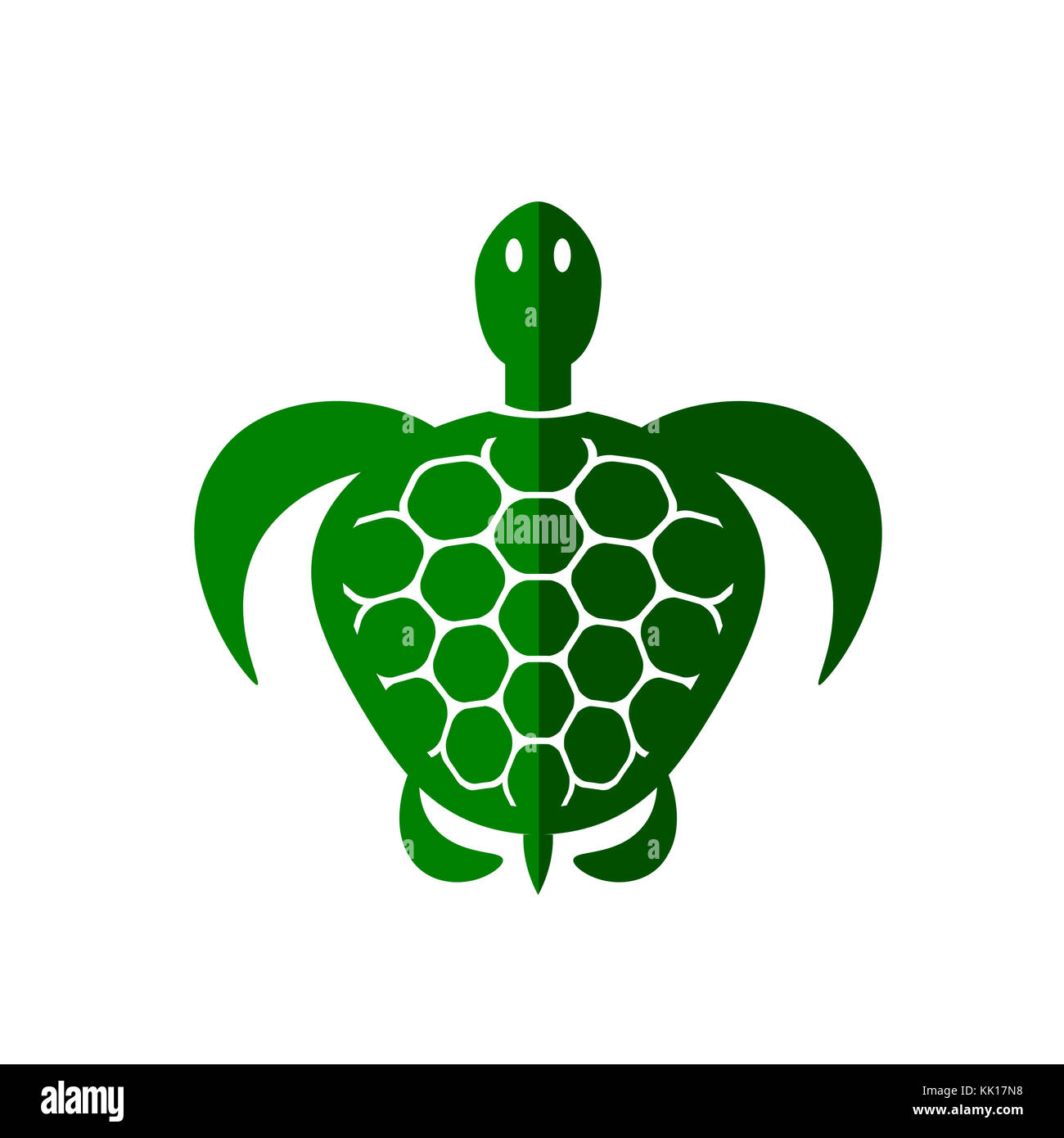 Ocean Turtle Icon Stock Photo