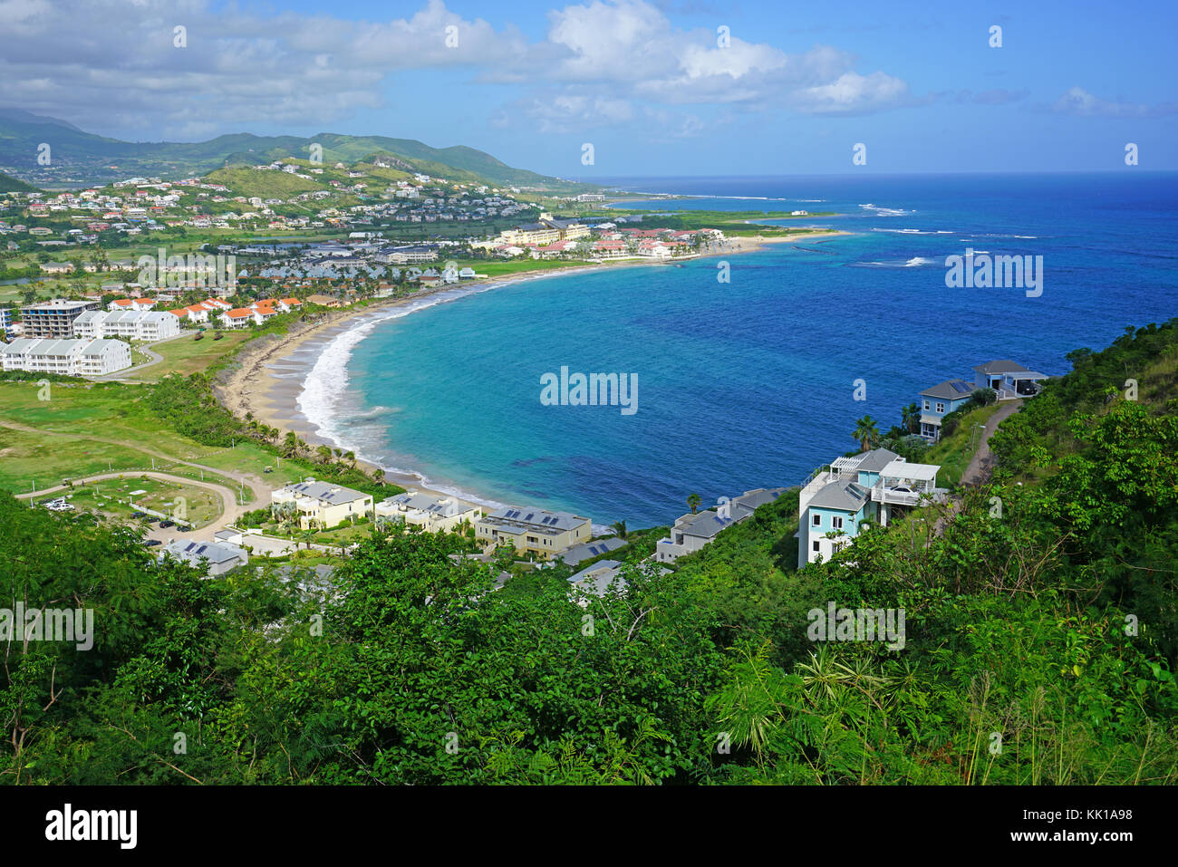 Frigate Bay beach in St Kitts, Saint Kitts and Nevis Stock Photo Alamy