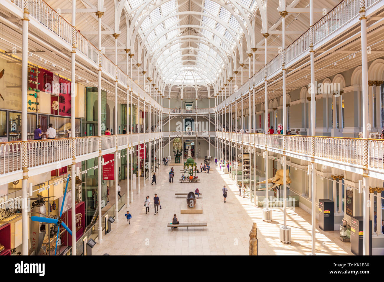 Edinburgh Scotland Edinburgh The Grand Gallery of the former Royal