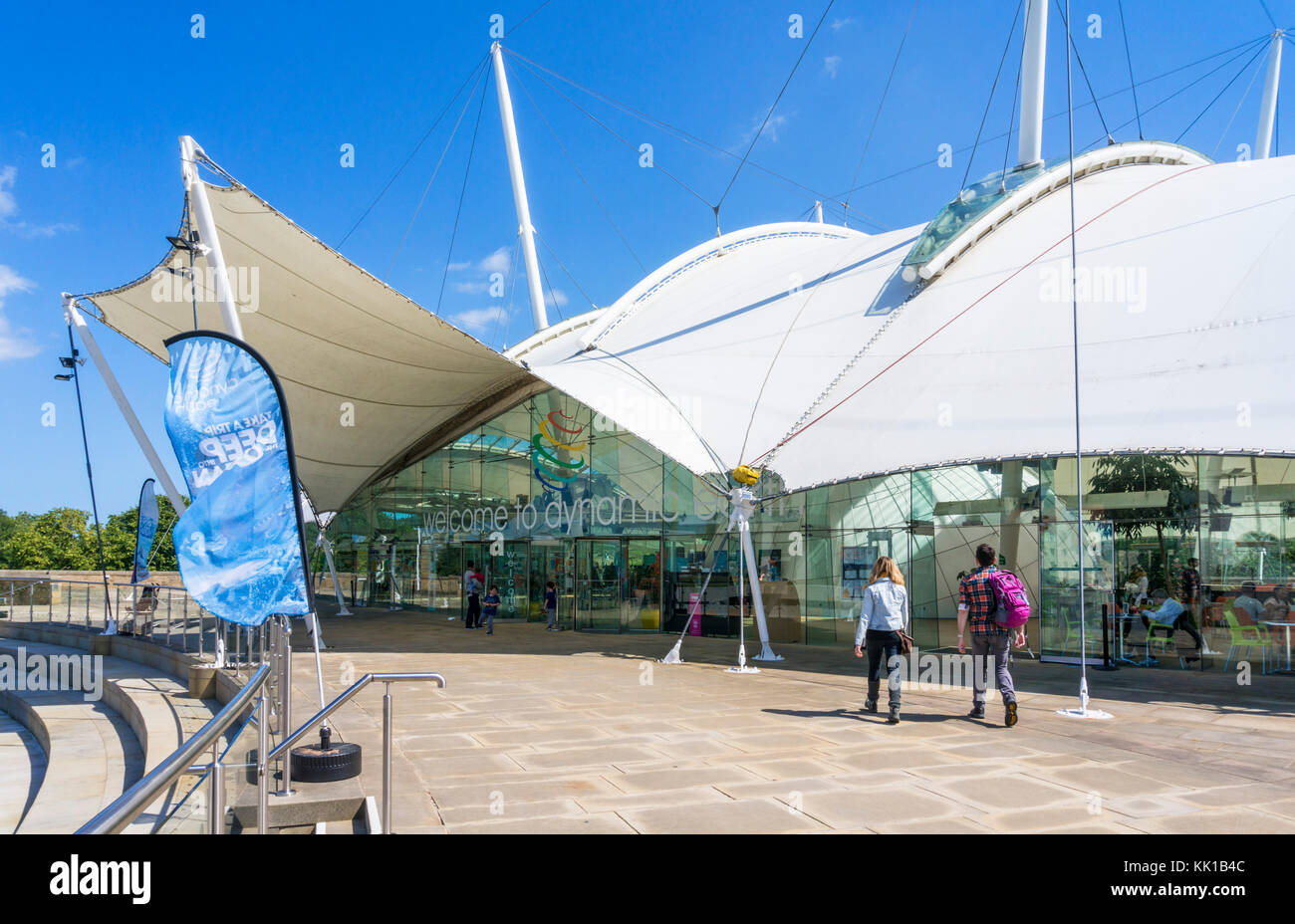 Edinburgh scotland edinburgh Dynamic Earth visitor attraction Holyrood Edinburgh Scotland uk gb europe Stock Photo