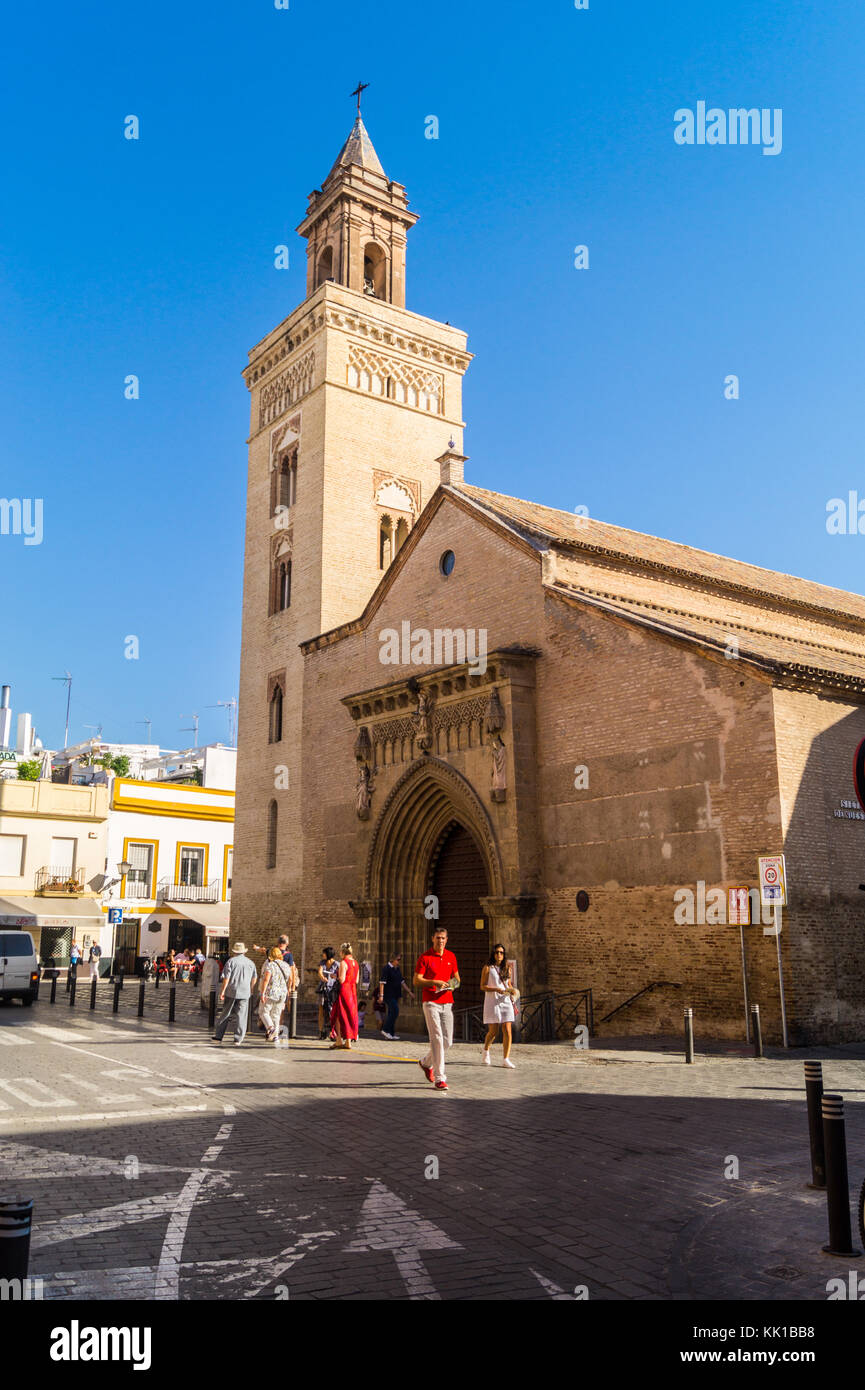 Church of St. Mark, Plaza San Marcos, Seville, Andalucia, Spain Stock Photo