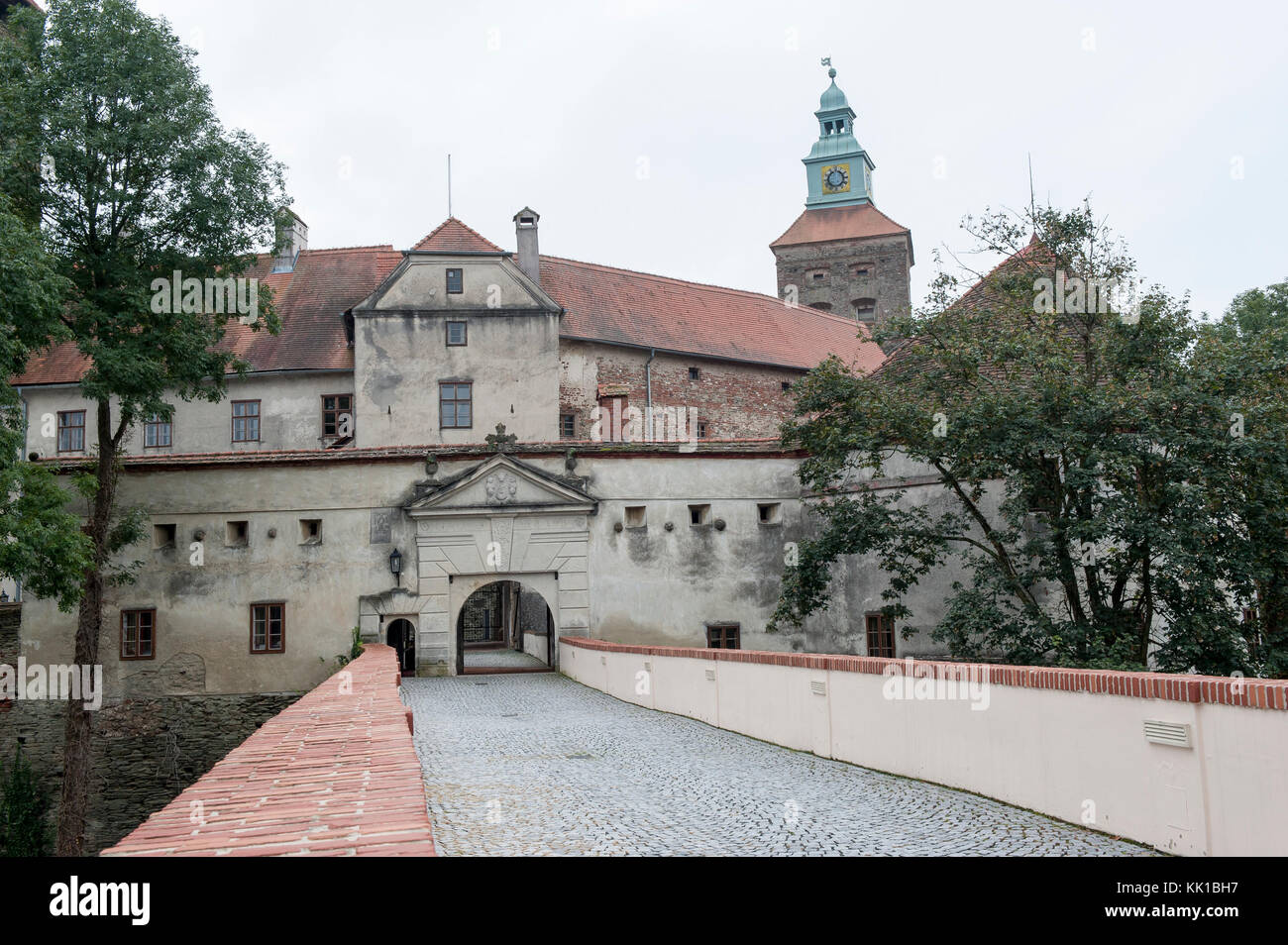 Castle in Stadtschlaining, Oberwart District, Burgenland, Austria Stock Photo