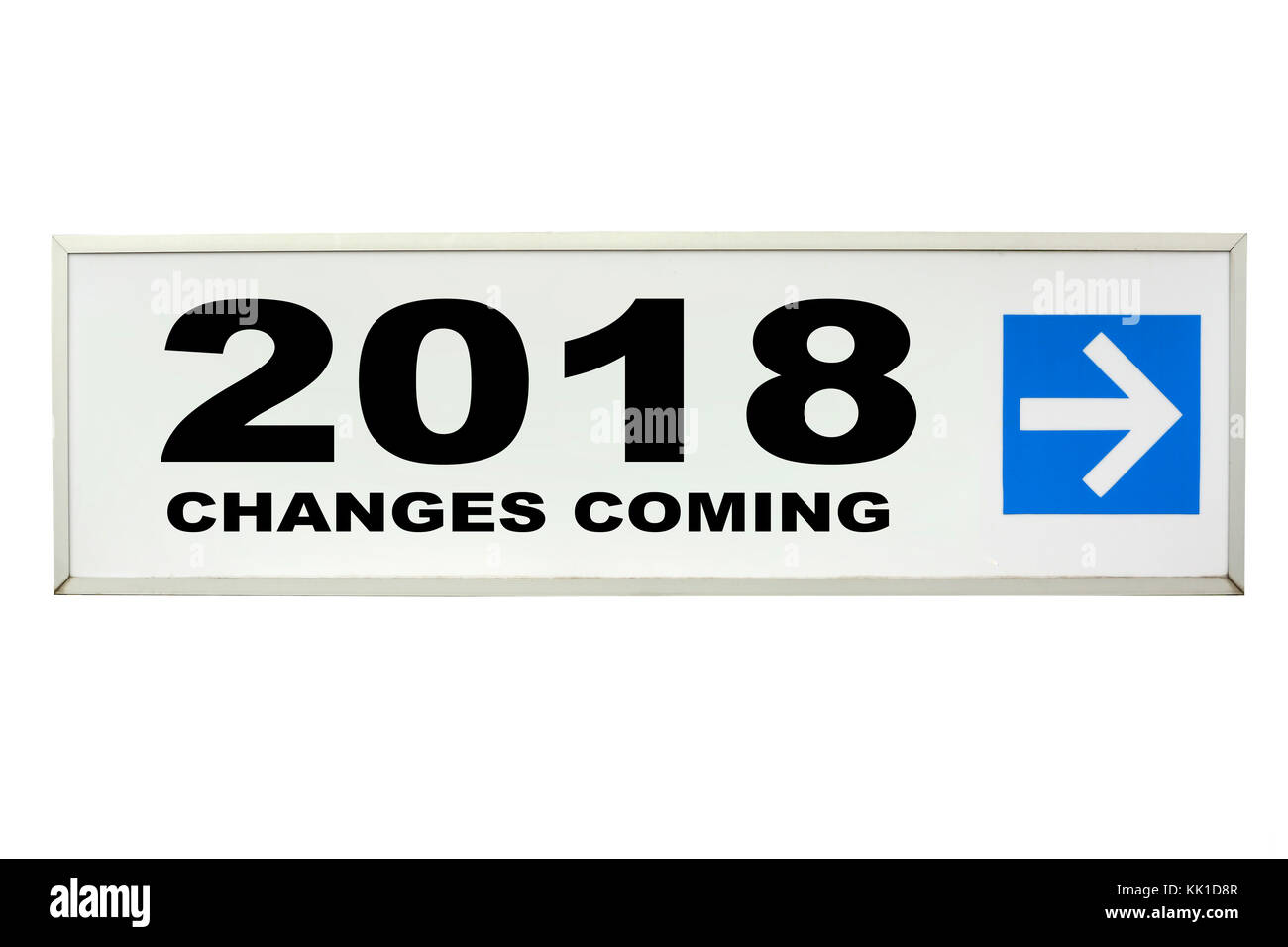 Changes coming in 2018 Stock Photo - Alamy