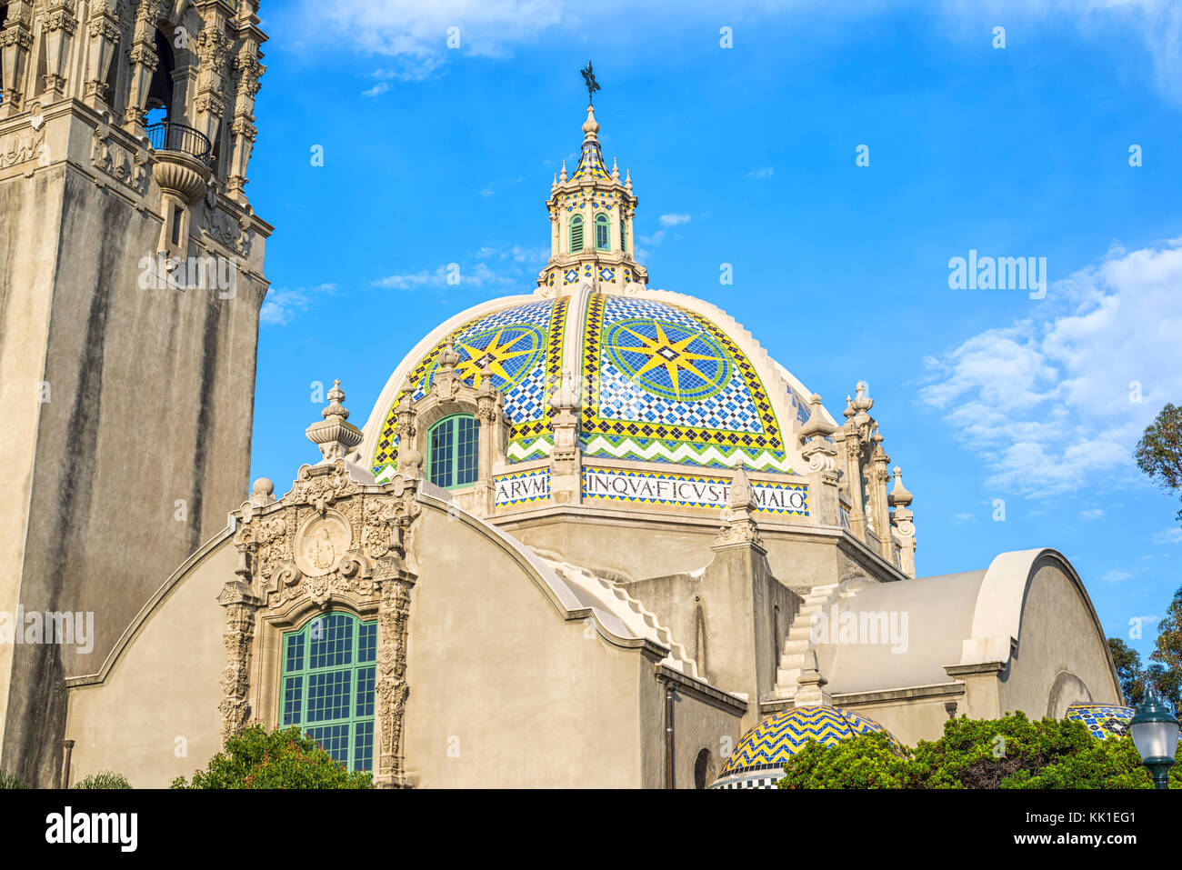 The California Dome Balboa Park San Diego California Usa Stock Photo Alamy