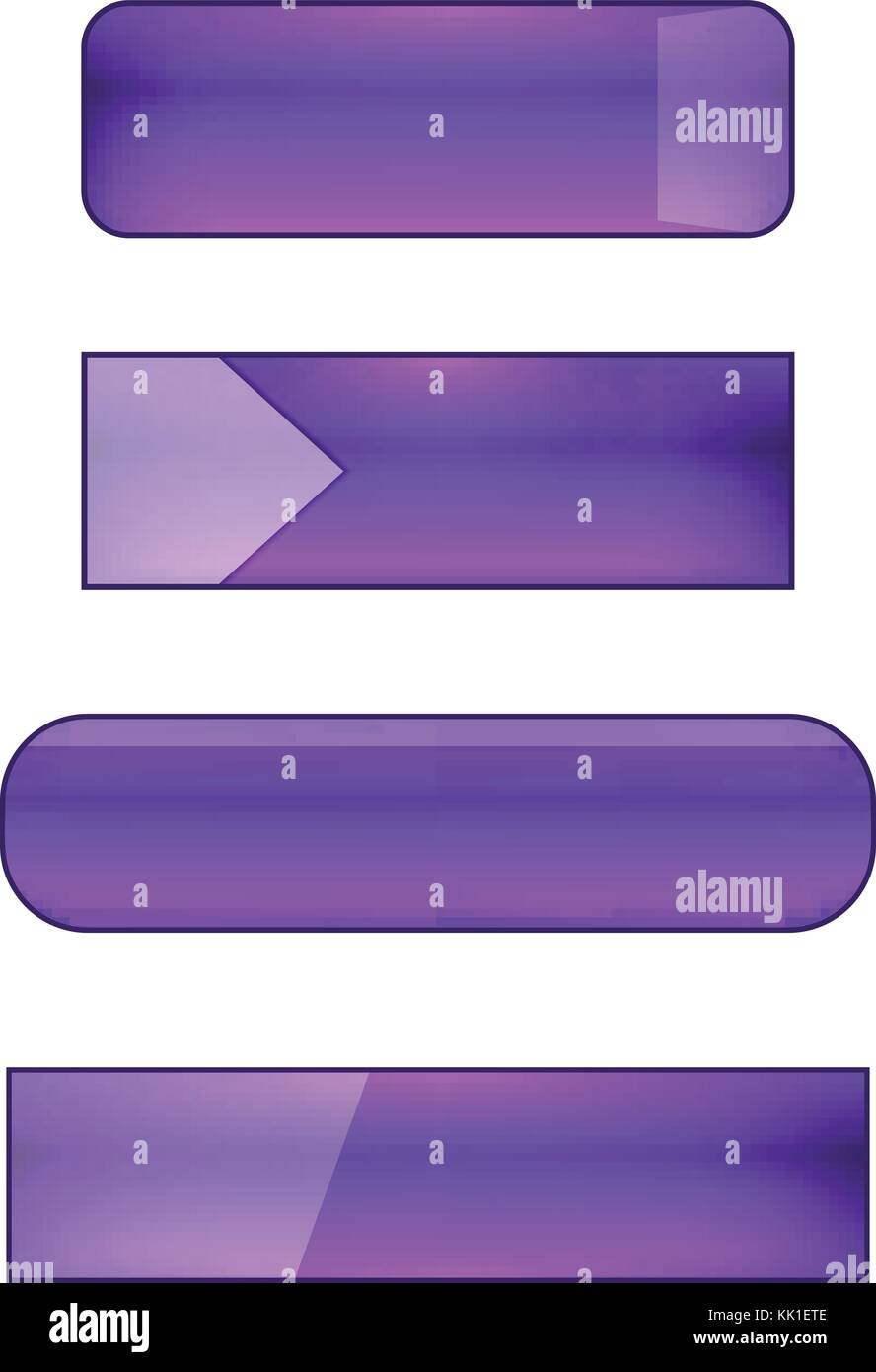 vector web buttons set Stock Vector Image & Art - Alamy