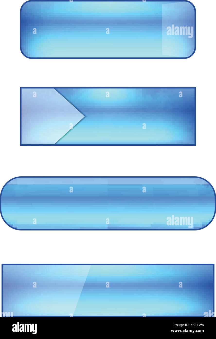vector web buttons set Stock Vector Image & Art - Alamy