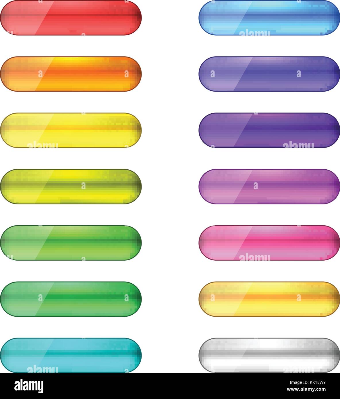 vector web buttons set Stock Vector Image & Art - Alamy