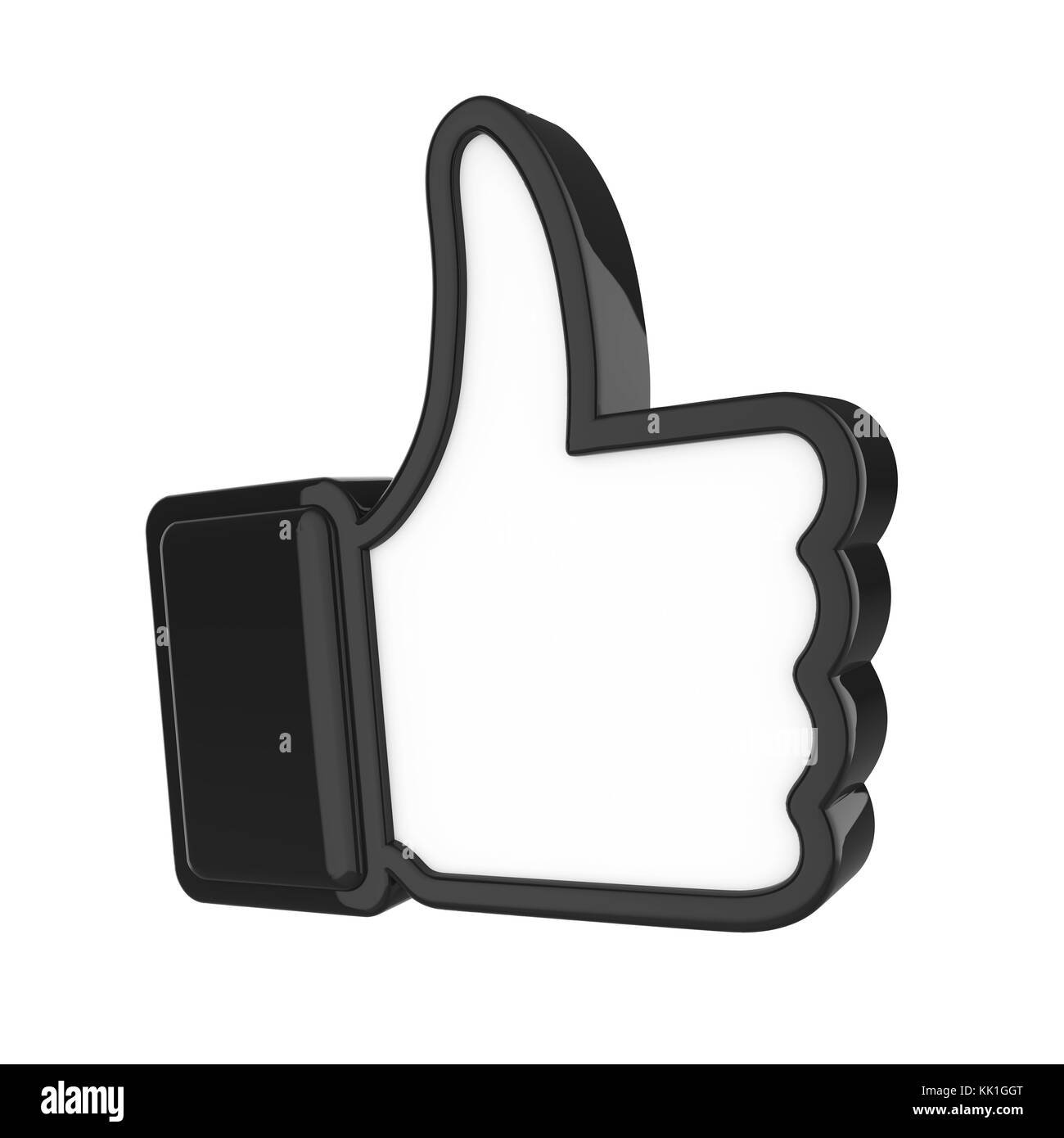 Thumb Up Icon Isolated Stock Photo