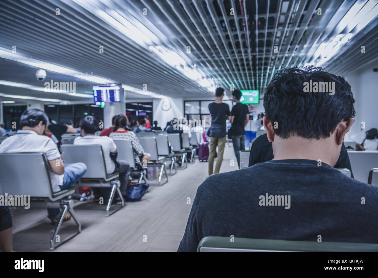 Clock passenger waiting room in hi-res stock photography and images - Alamy