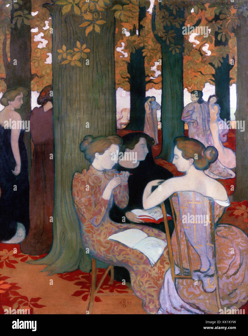 Maurice Denis  - The Muses - 1893 Stock Photo