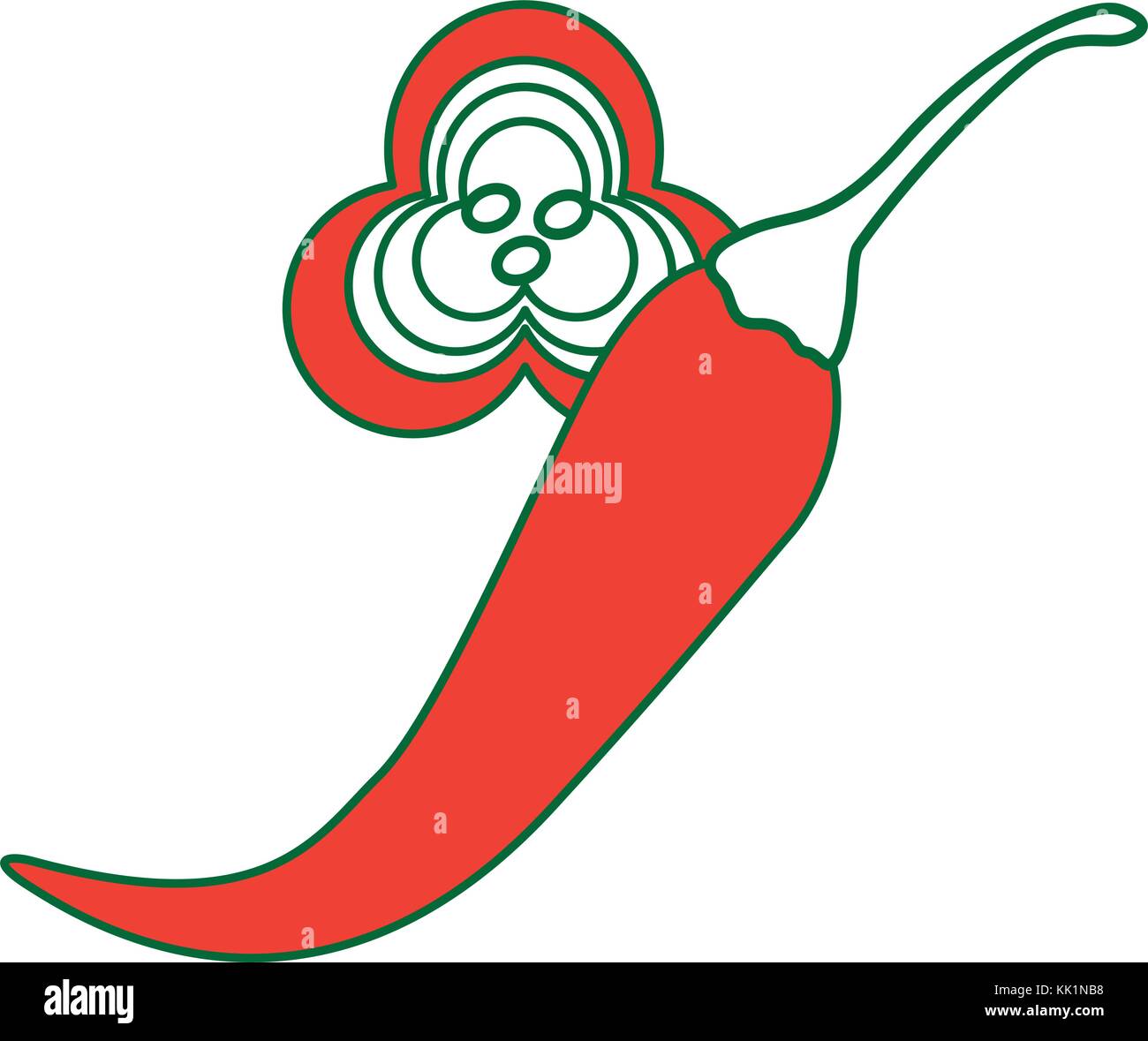 Isolated chili pepper design Stock Vector Image & Art Alamy