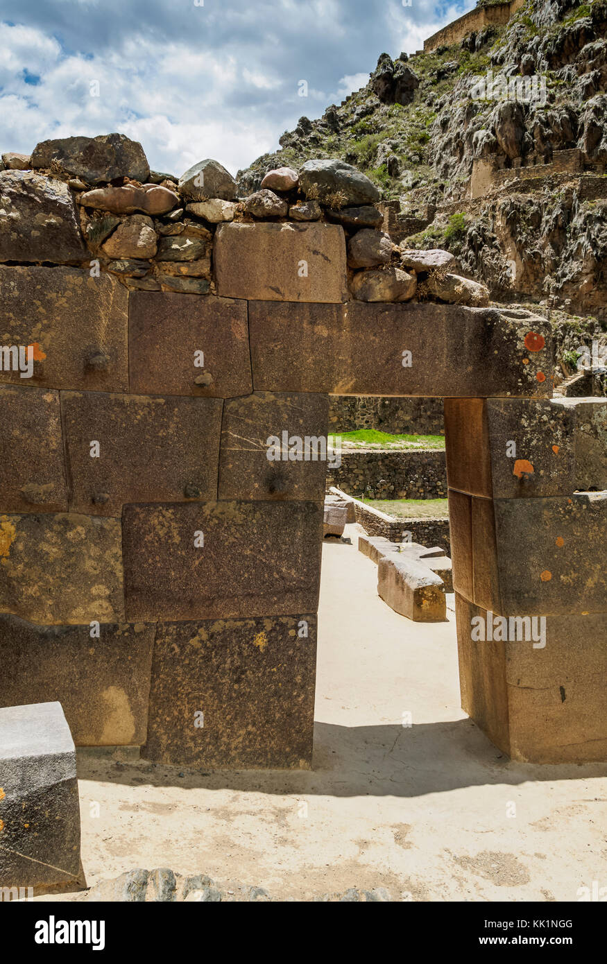 Ollantaytambo Ruins, Sacred Valley, Cusco Region, Peru Stock Photo