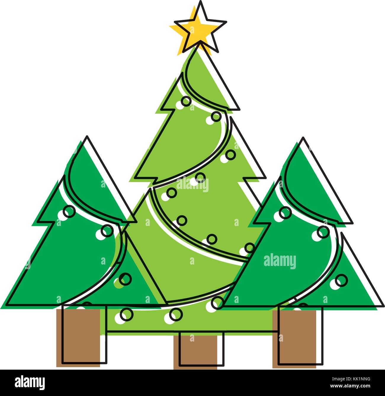 Isolated pine tree design Stock Vector Image & Art - Alamy