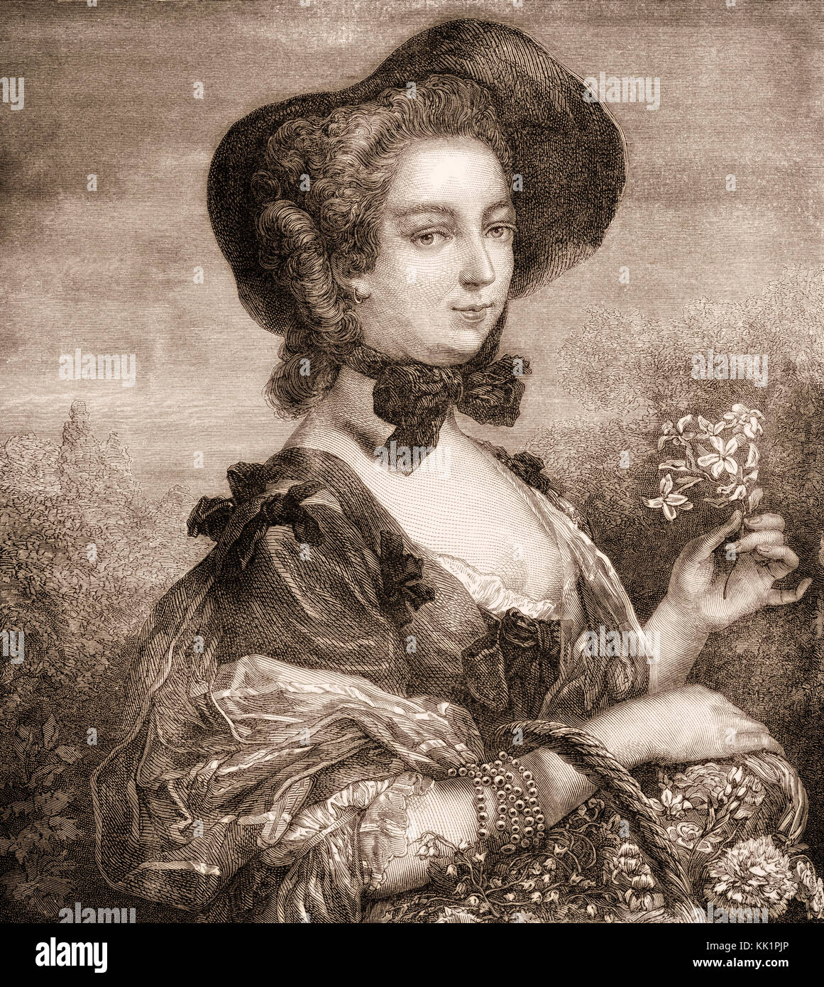Jeanne Antoinette Poisson, Marquise de Pompadour, Madame de Pompadour,  1721-1764, chief mistress of Louis XV Stock Photo - Alamy