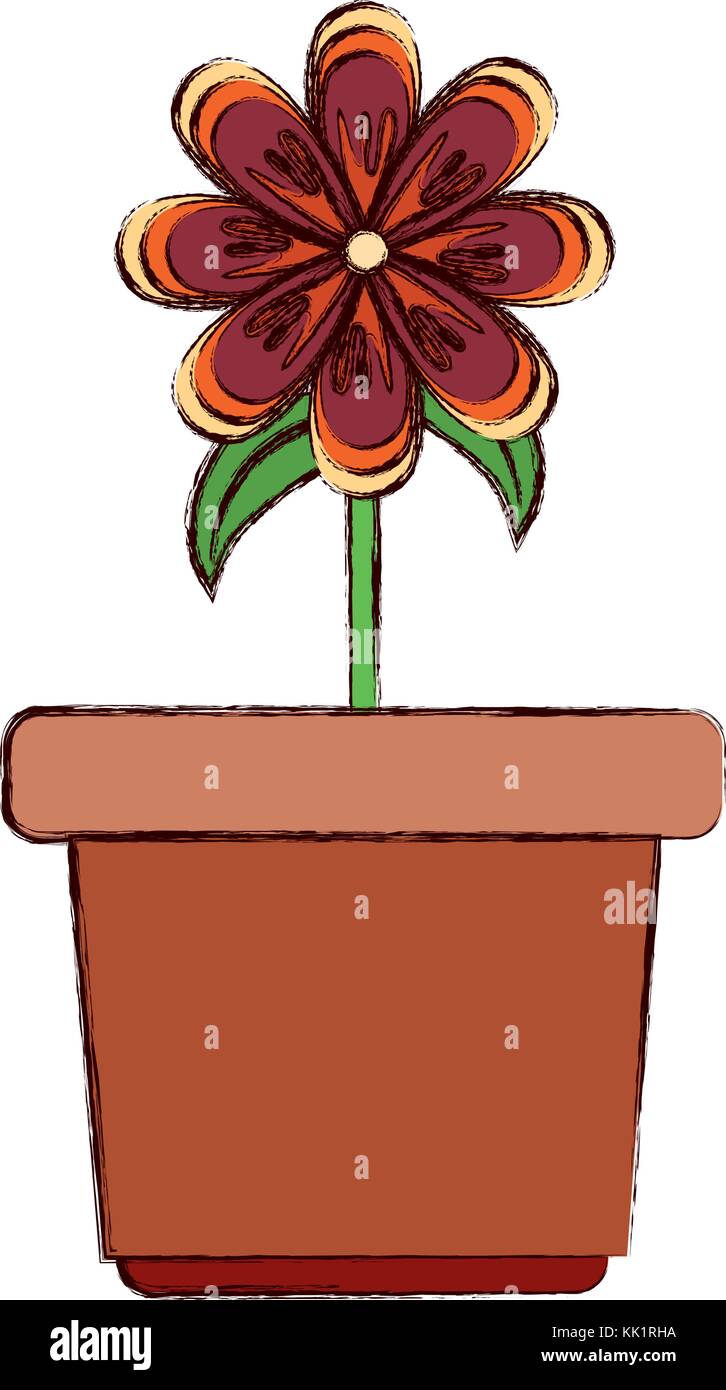 flower in a pot icon Stock Vector Image & Art - Alamy