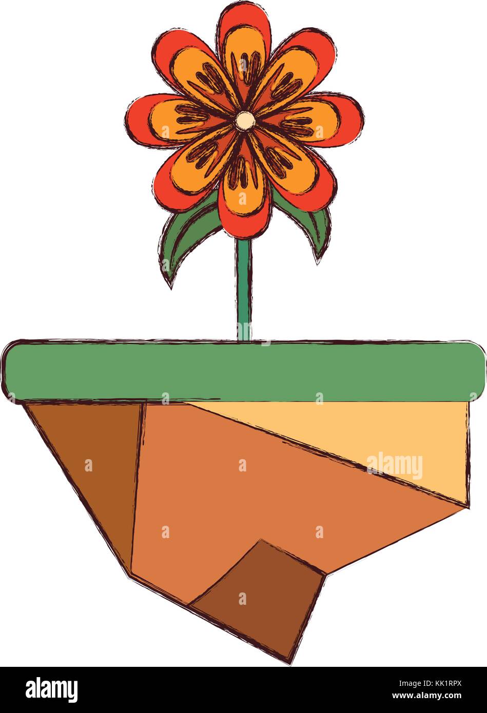 flower in a pot icon Stock Vector Image & Art - Alamy
