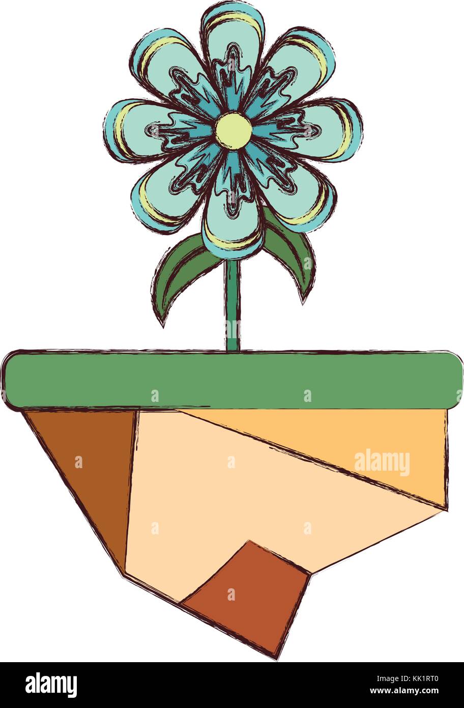 flower in a pot icon Stock Vector Image & Art - Alamy