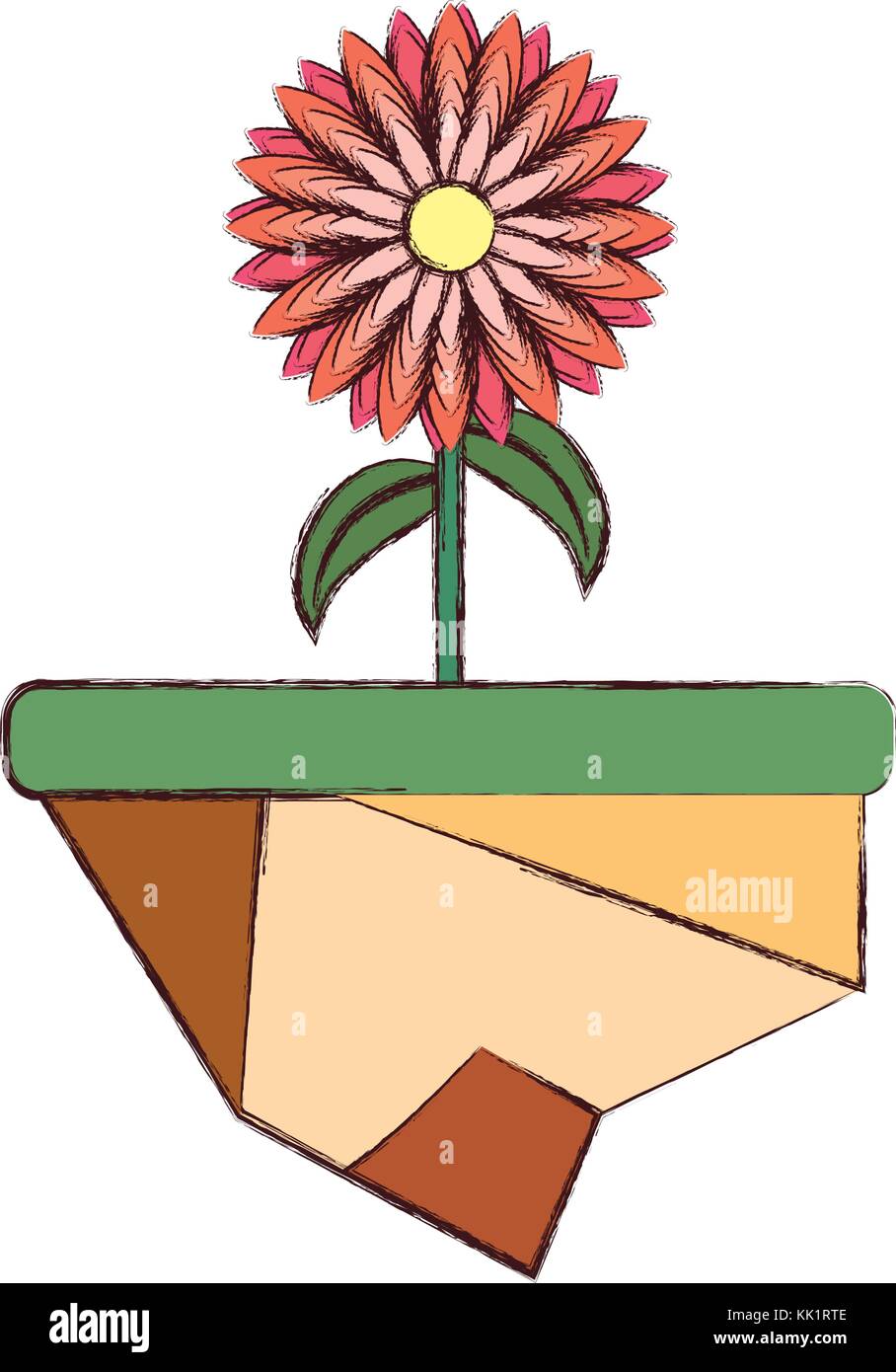 flower in a pot icon Stock Vector Image & Art - Alamy