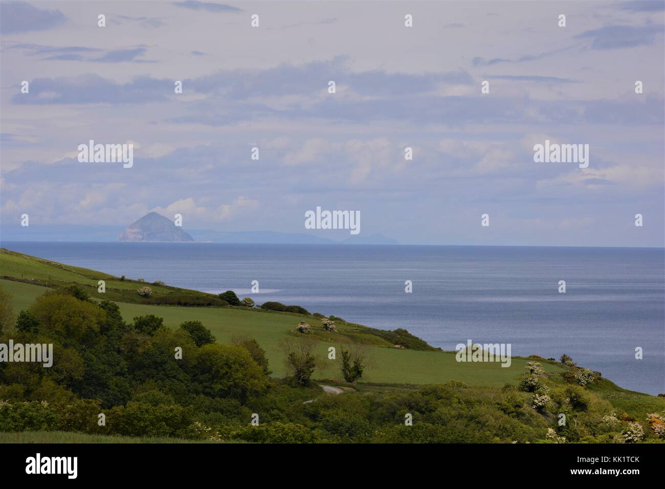 Ailsa Craig View Stock Photo Alamy