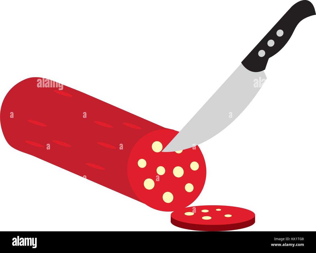 Isolated salami design Stock Vector Image & Art Alamy