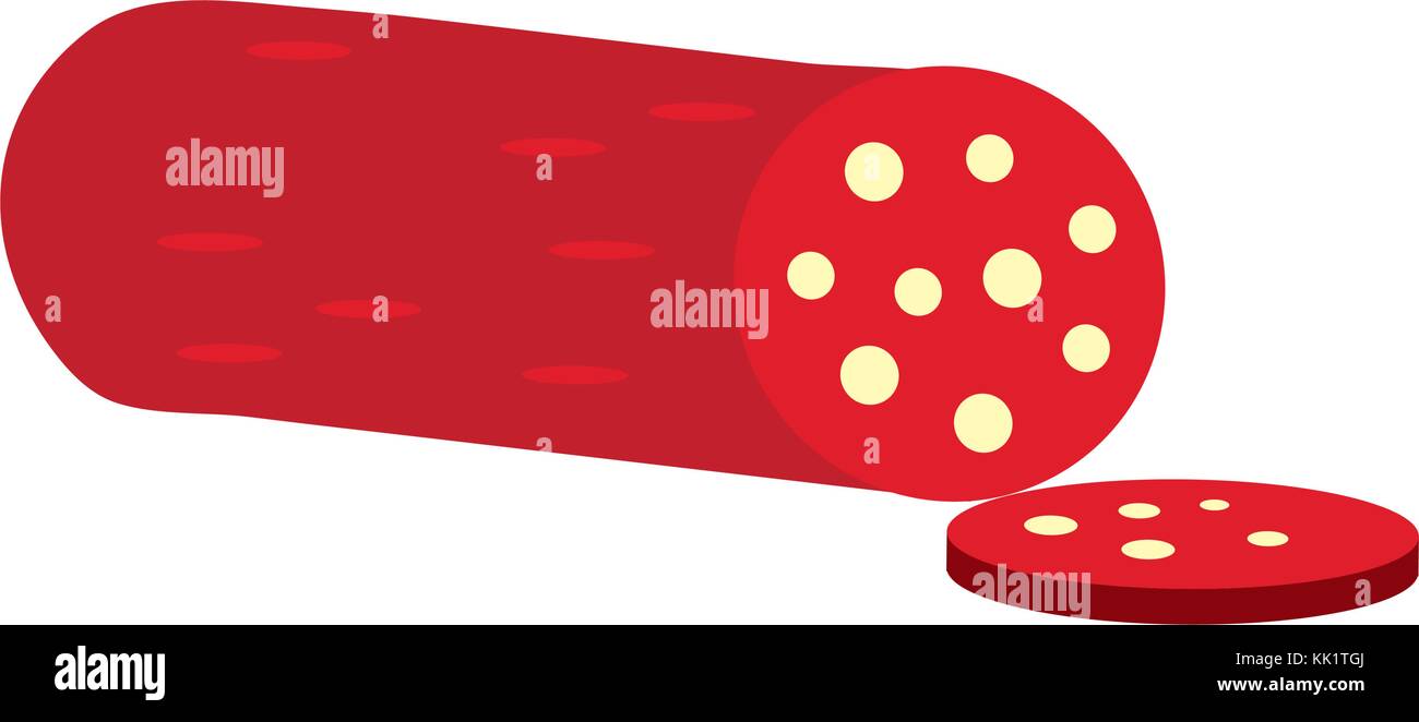 Isolated salami design Stock Vector Image & Art Alamy