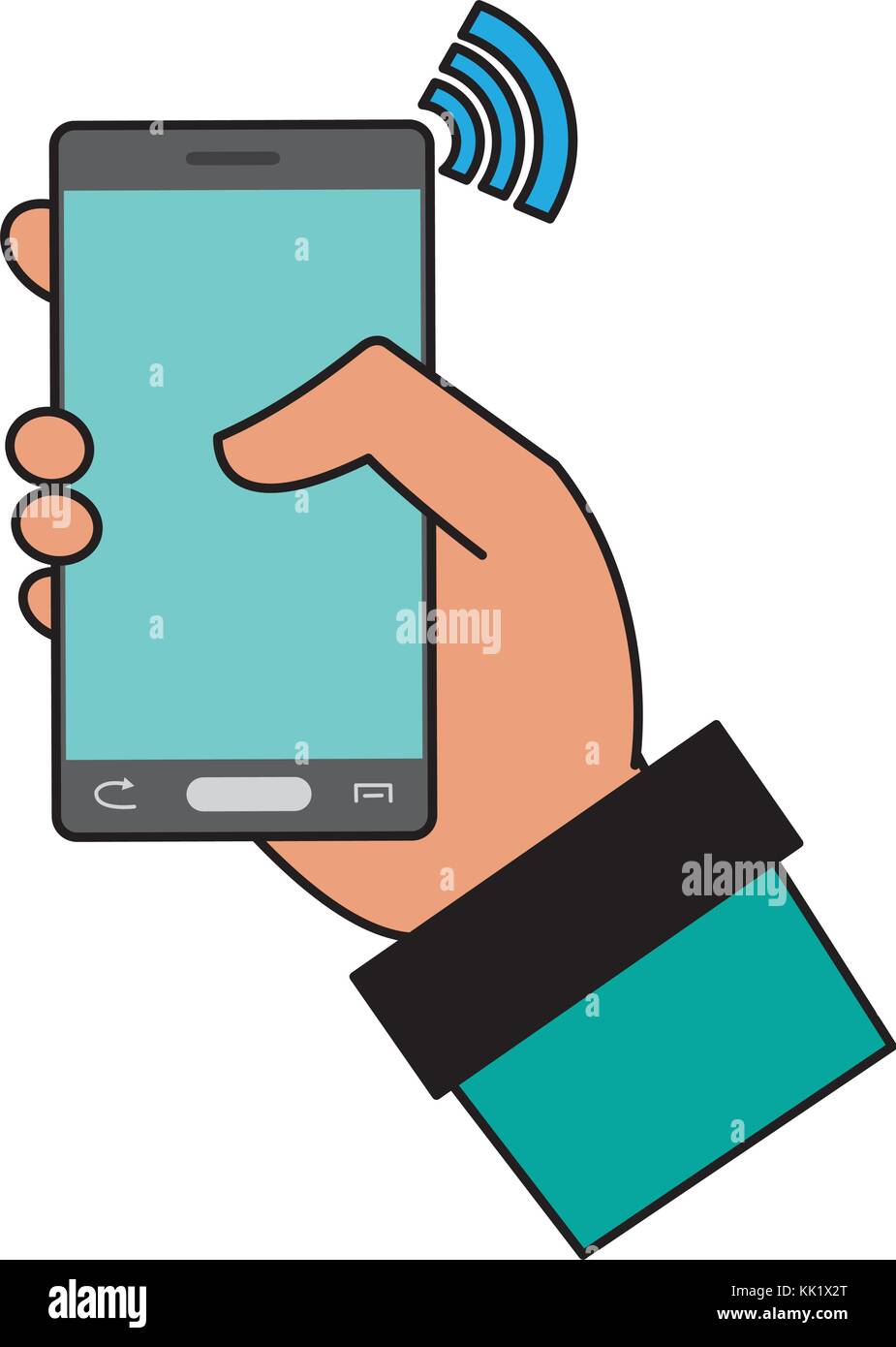 Isolated smartphone design Stock Vector Image & Art - Alamy