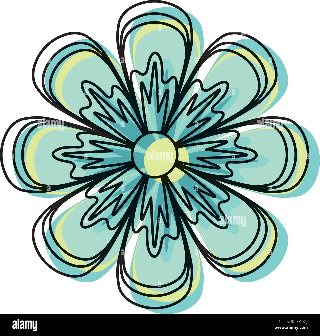 beautiful flower icon Stock Vector Image & Art - Alamy