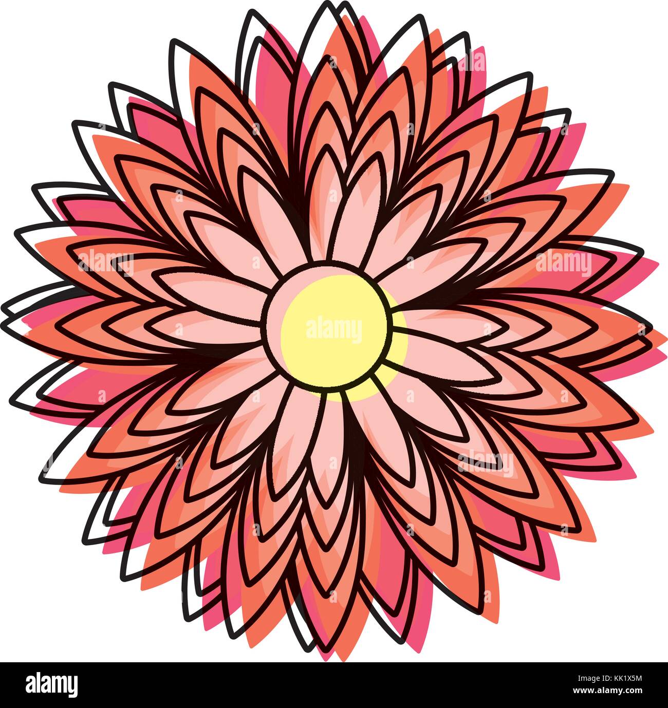 beautiful flower icon Stock Vector Image & Art - Alamy