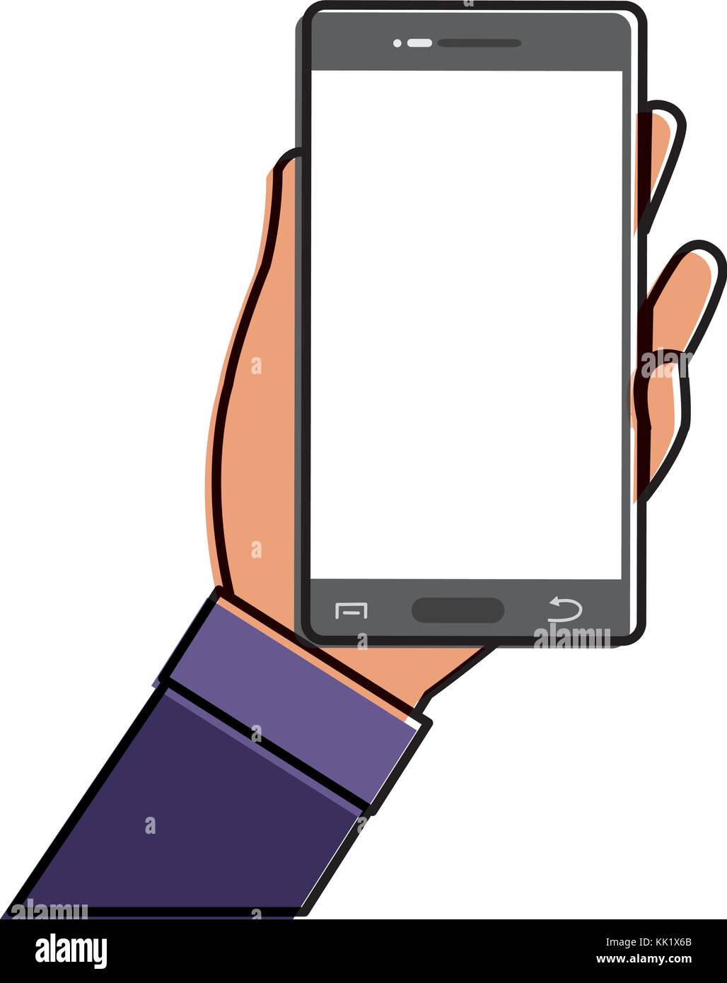 Isolated smartphone design Stock Vector Image & Art - Alamy