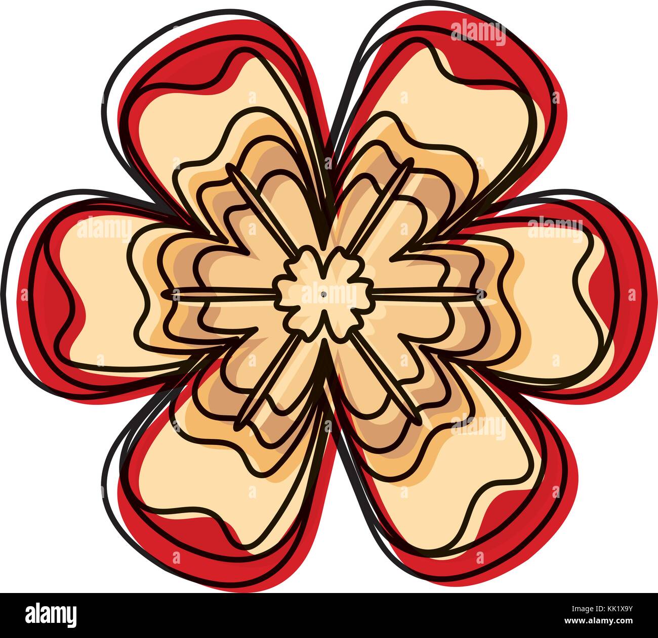 beautiful flower icon Stock Vector Image & Art - Alamy
