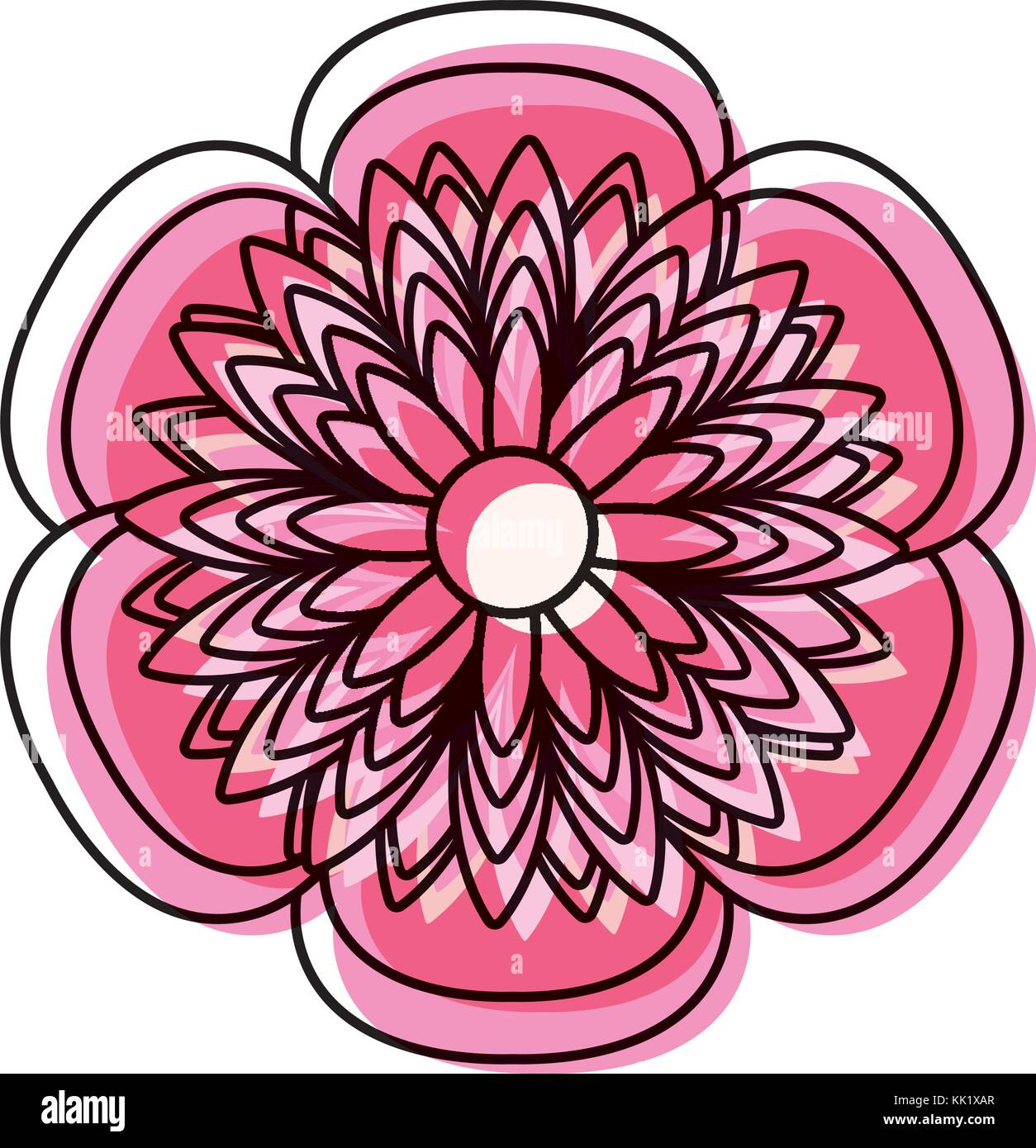 beautiful flower icon Stock Vector Image & Art - Alamy