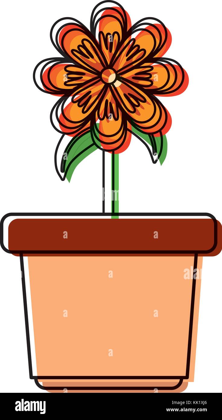 flower in a pot icon Stock Vector Image & Art - Alamy