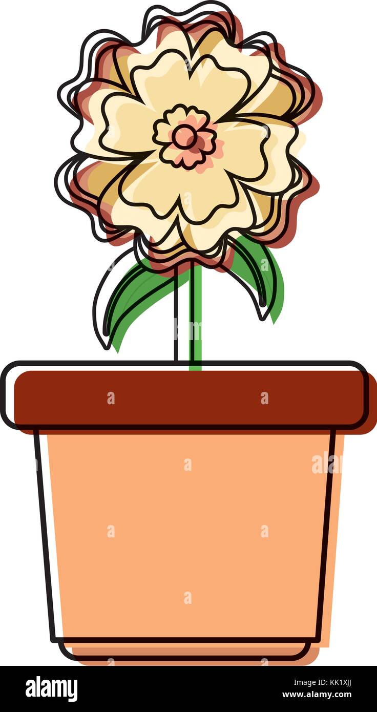 flower in a pot icon Stock Vector Image & Art - Alamy