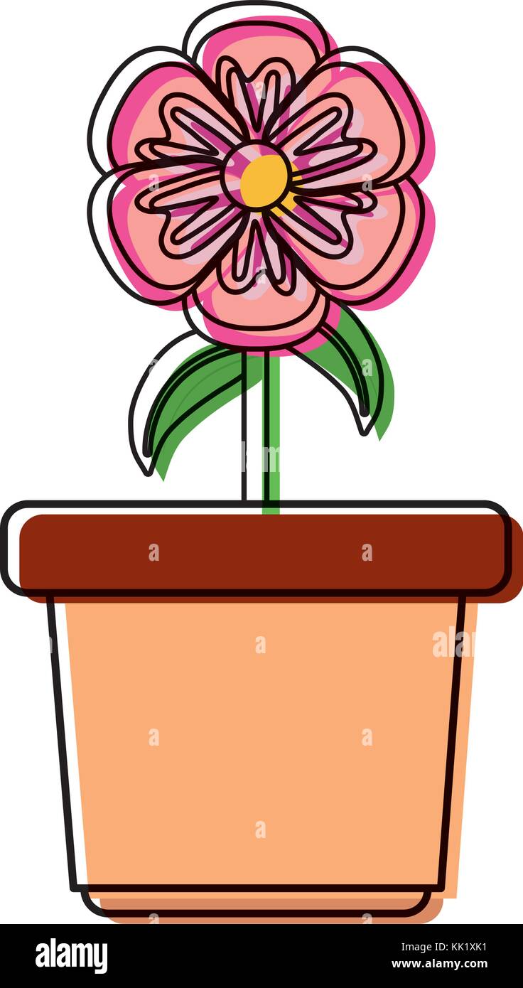 flower in a pot icon Stock Vector Image & Art - Alamy