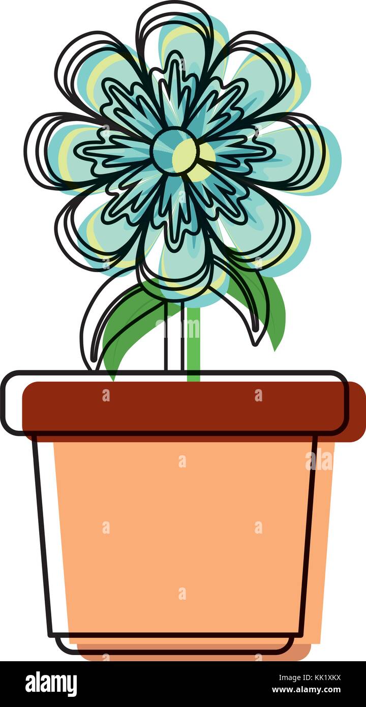 flower in a pot icon Stock Vector Image & Art - Alamy
