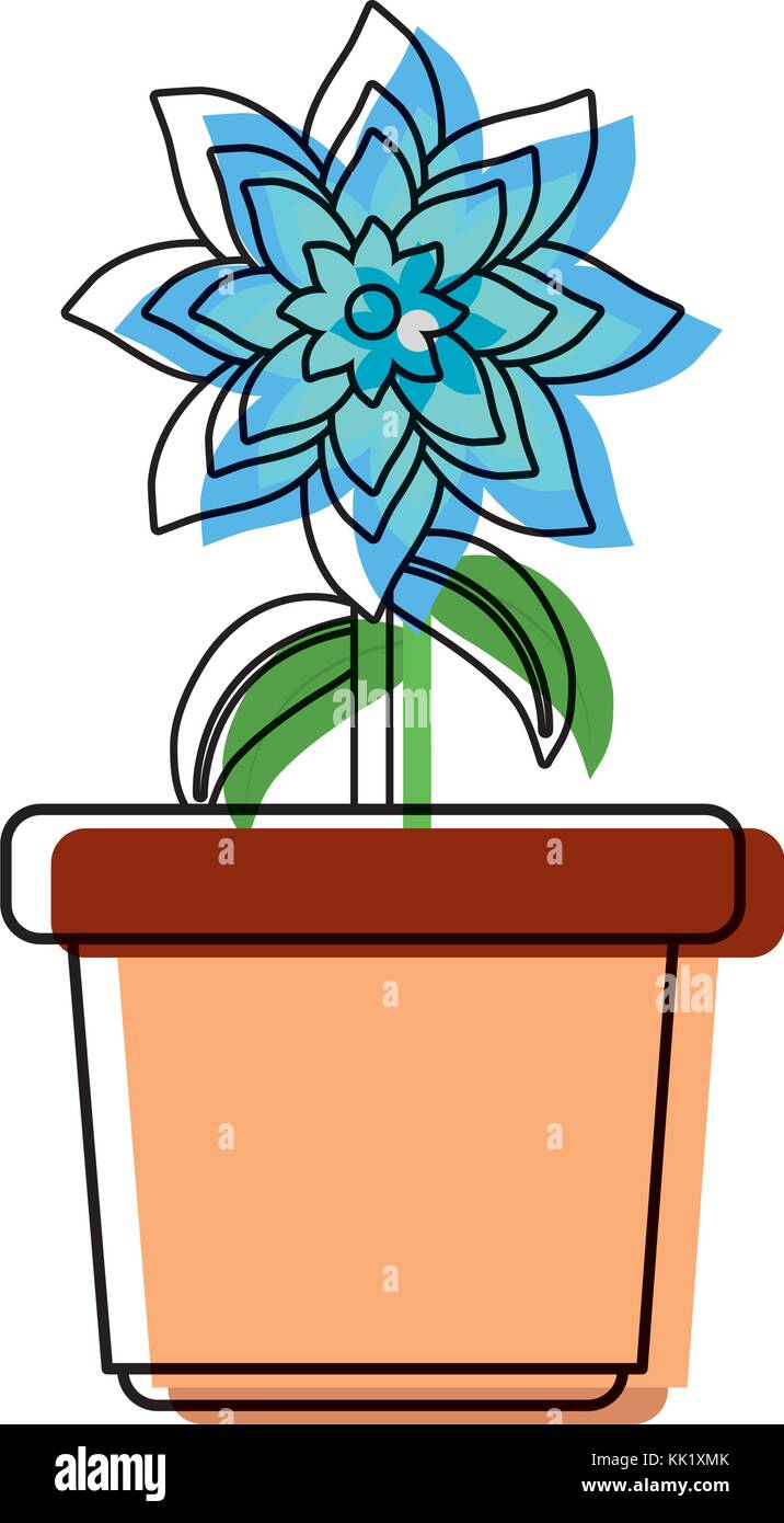 flower in a pot icon Stock Vector Image & Art - Alamy