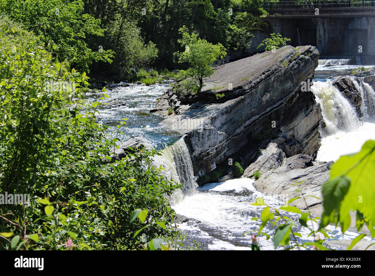 Hogback river falls, Ottawa Stock Photo