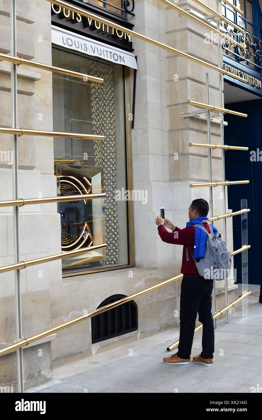 Louis Vuitton Store Stock Photo