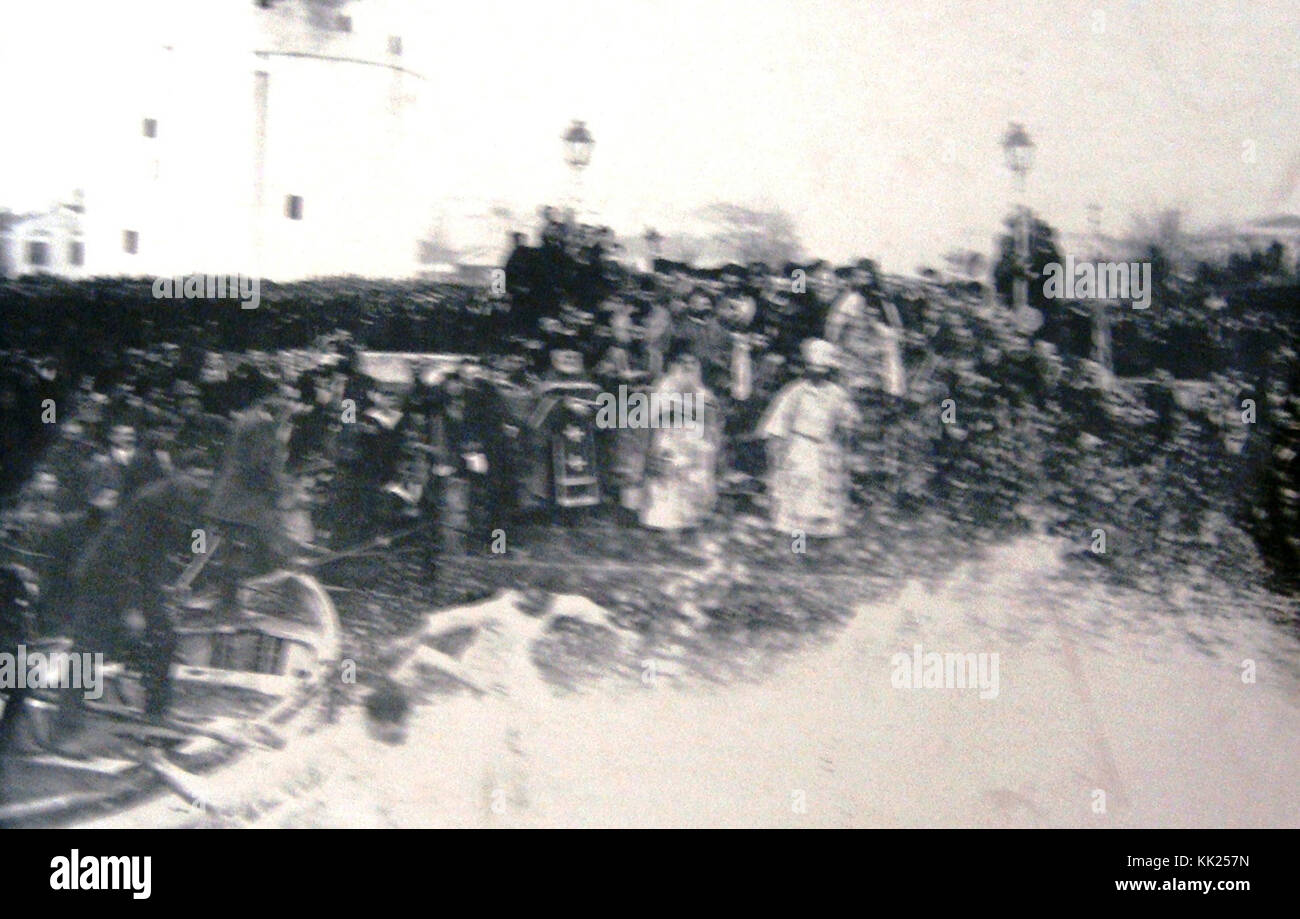 Vodici vo Solun, 1912 Stock Photo