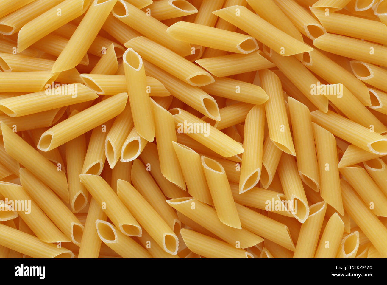 Pasta Penne background Stock Photo
