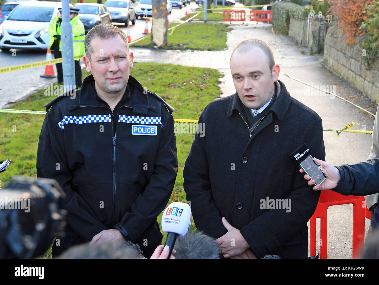 Superintendent Matt Davison (left) and Detective Chief Inspector Jim