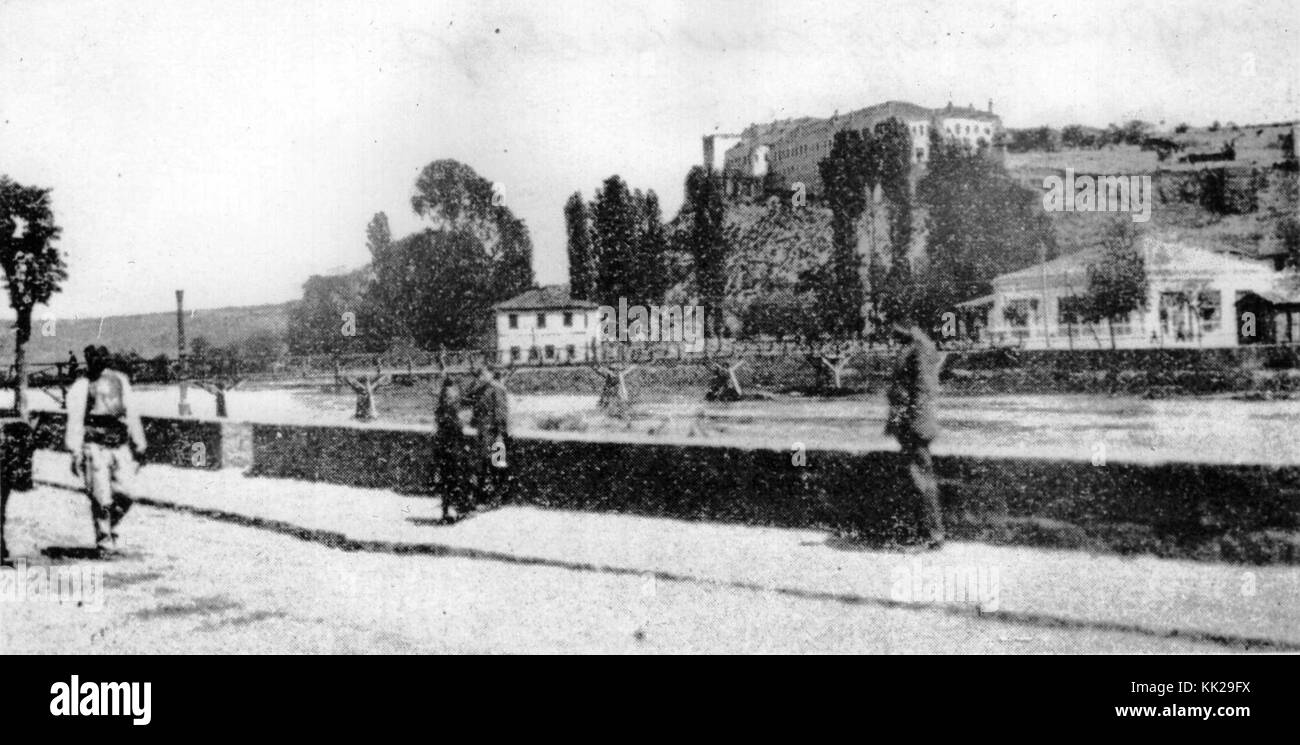 Stariot turski teatar vo Skopje, 1910 ti Stock Photo - Alamy