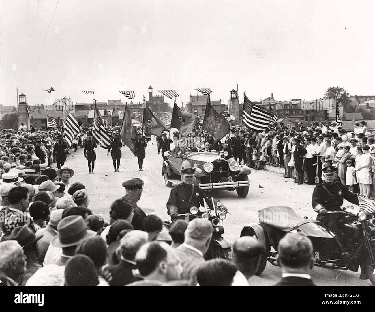 1929 Tilghman Street Viaduct Opening Allentown PA Stock Photo Alamy