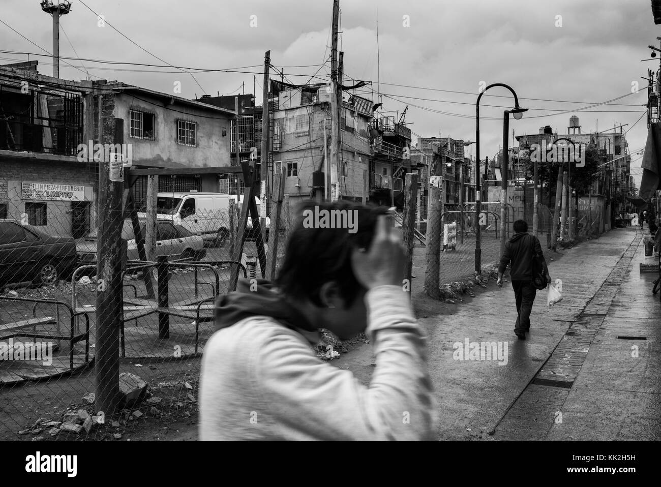 June 6, 2015 - While going through different processes, including the occasional attempt to urbanization or eradication, the villas are now self-built neighbourhoods, largely devoid of infrastructure and basic services: roads, electricity, water, sewage system. Credit: Gabriele Orlini/ZUMA Wire/Alamy Live News Stock Photo