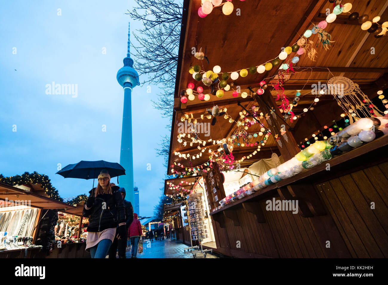 Berlin, Germany. 27th Nov, 2017. Christmas market opens at Alexanderplatz in Mitte Berlin. This year concrete barriers have been installed at the entrances to prevent vehicle terror attacks following last year's attack in the city. Credit: Iain Masterton/Alamy Live News Stock Photo