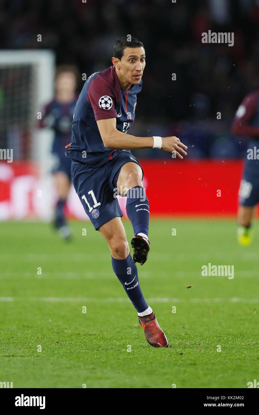 Paris France 22nd Nov 2017 Angel Di Maria PSG Football Paris France 22nd Nov 2017 Angel Di Maria PSG Football
