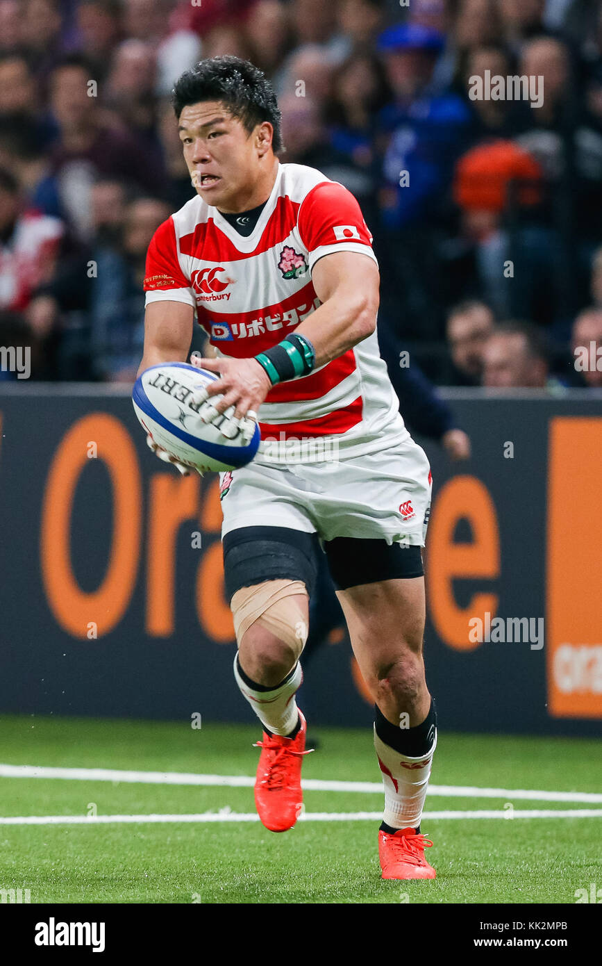 Nanterre, France. 25th Nov, 2017. Harumichi Tatekawa (JPN) Rugby