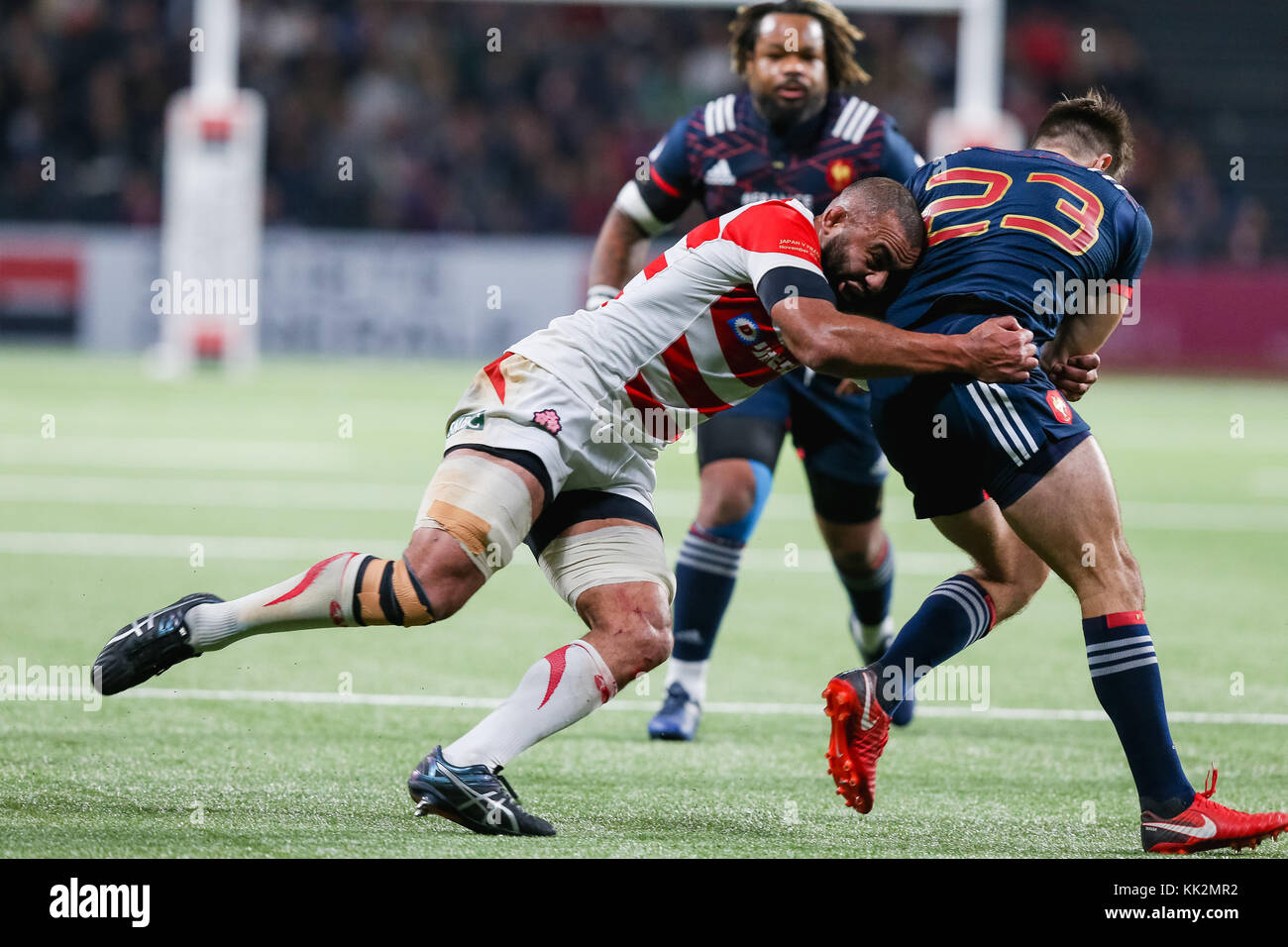 Nanterre, France. 25th Nov, 2017. Michael Leitch (JPN) Rugby : Michael Leitch of Japan during the International test match between France and Japan at the U Arena in Nanterre, France . Credit: AFLO/Alamy Live News Stock Photo