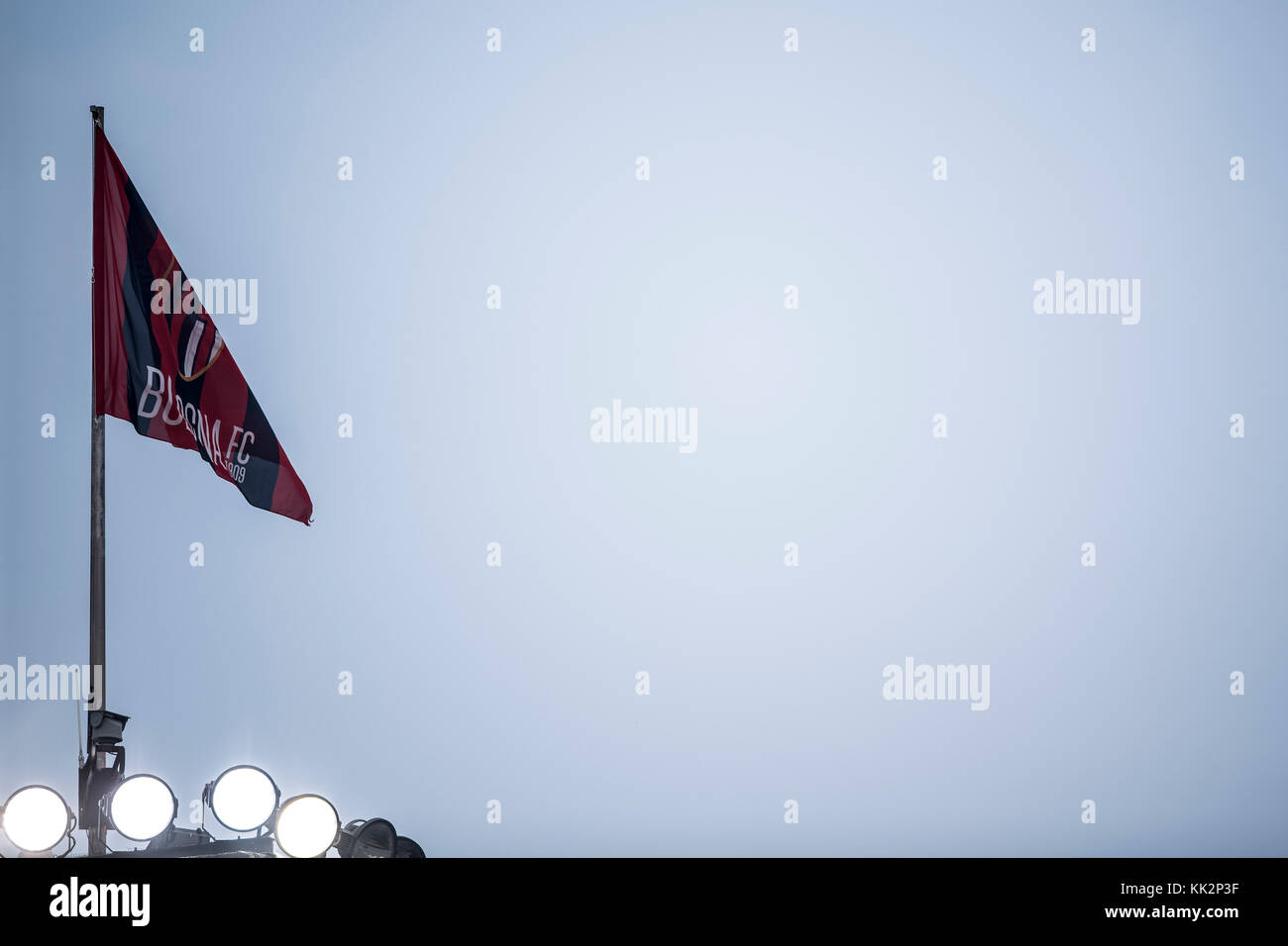 Bologna, Italy. 25th Nov, 2017. Bologna FC flag Football/Soccer : Italian "Serie A" match between Bologna FC 3-0 UC Sampdoria at Stadio Renato Dall'Ara in Bologna, Italy . Credit: Maurizio Borsari/AFLO/Alamy Live News Stock Photo